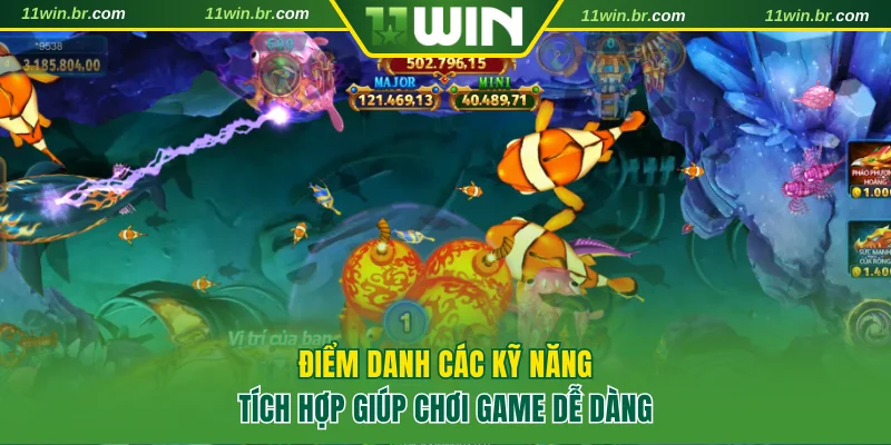 Điểm danh các kỹ năng tích hợp giúp chơi game dễ dàng